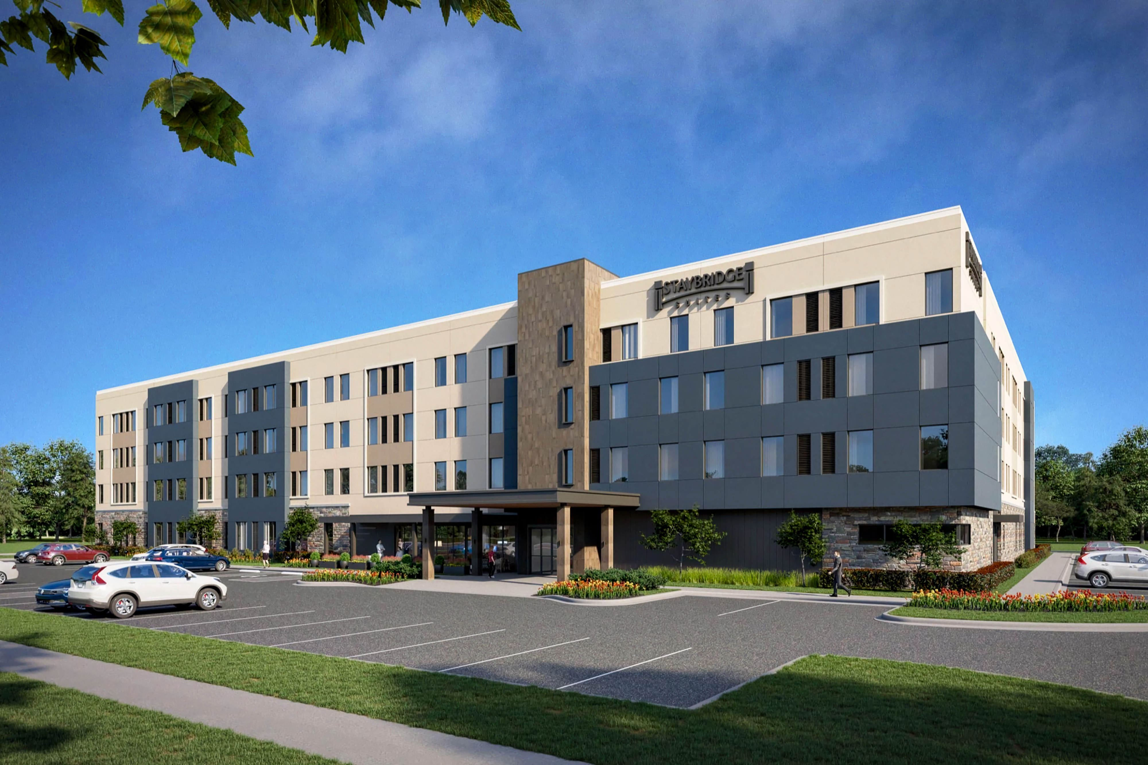 Hotel front exterior